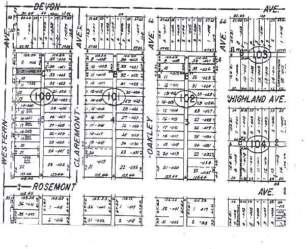 6339 N Western Ave, Chicago, IL à vendre - Plan cadastral - Image 2 de 3