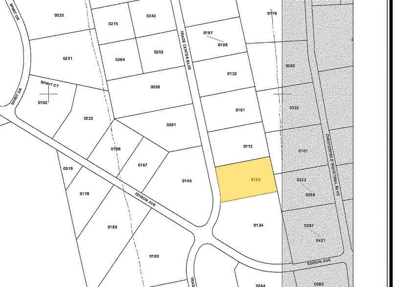 612-616 Trade Center Blvd, Chesterfield, MO à vendre - Plan cadastral - Image 2 de 6