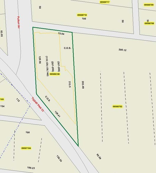 1600 Fulton Ave, Charlotte, NC à vendre - Plan cadastral - Image 2 de 6