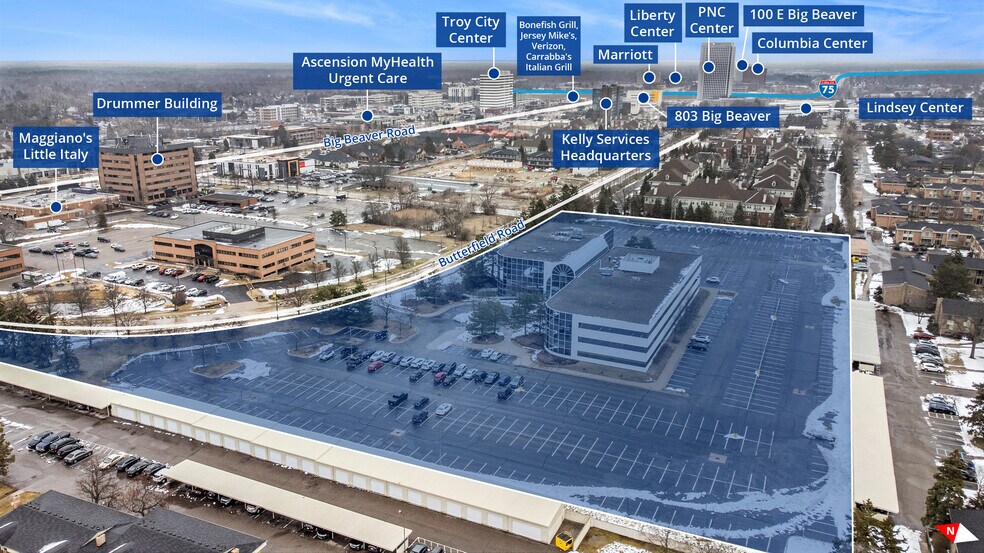 2125-2155 Butterfield Dr, Troy, MI à louer - Photo du bâtiment - Image 2 de 16
