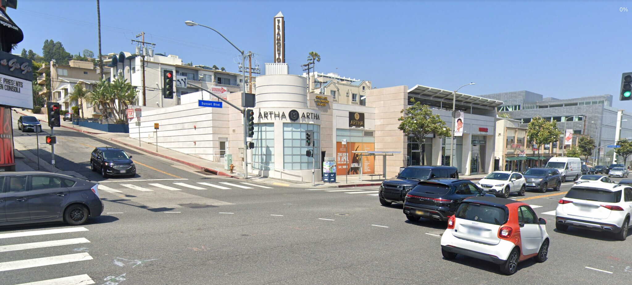 8873 W Sunset Blvd, West Hollywood, CA à louer Photo du bâtiment- Image 1 de 4