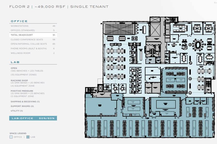 777 Industrial Rd, San Carlos, CA à louer Plan d’étage- Image 1 de 3