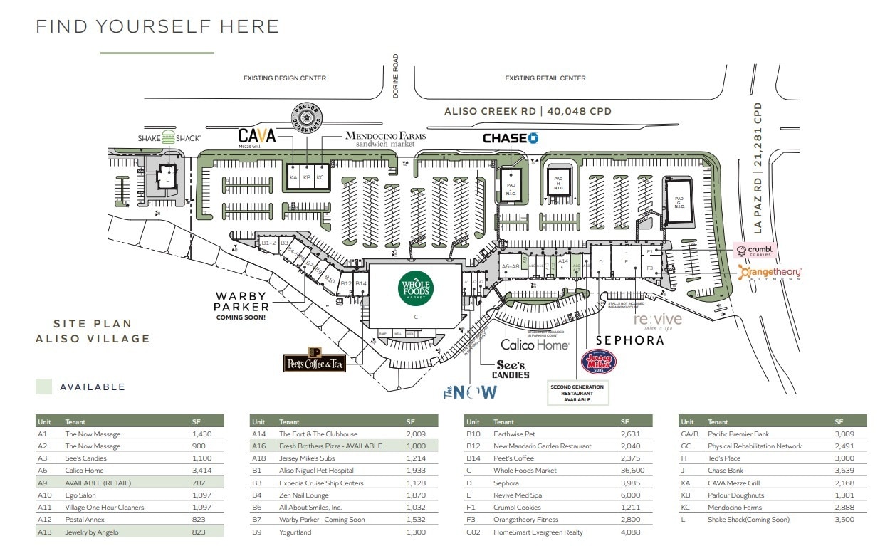 23862-24038 Aliso Creek Rd, Laguna Niguel, CA for lease Site Plan- Image 1 of 1