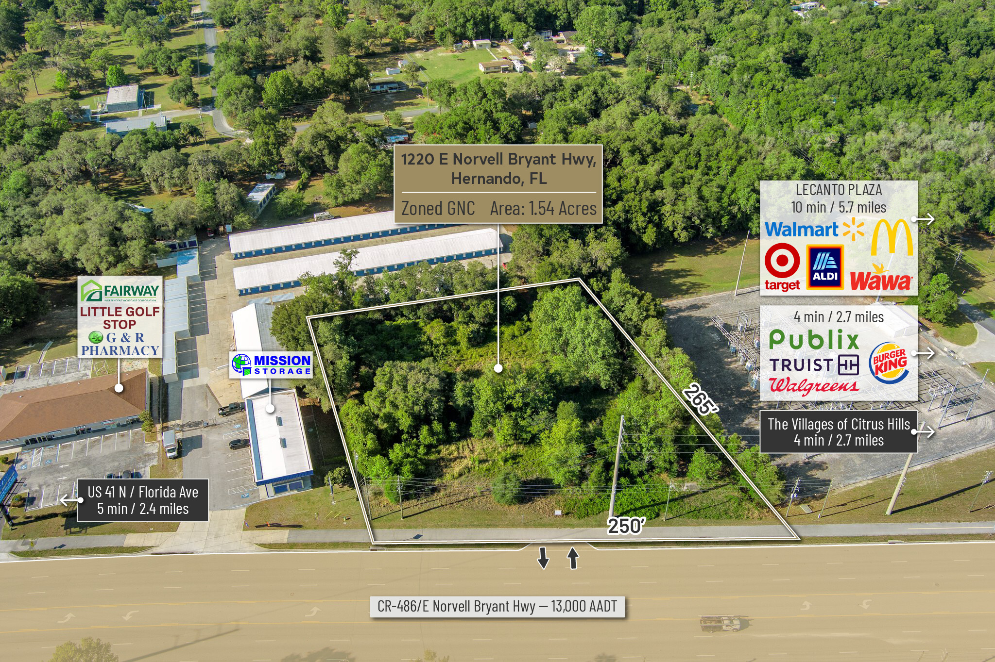 1220 Norvell Bryant hwy, Hernando, FL for sale Building Photo- Image 1 of 1