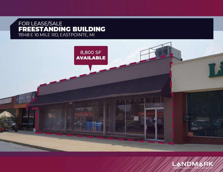 19148 E 10 Mile Rd, Eastpointe, MI for sale - Building Photo - Image 1 of 42