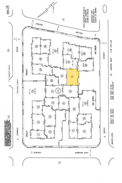 5001 Birch St, Newport Beach, CA à louer - Plan cadastral - Image 2 de 2
