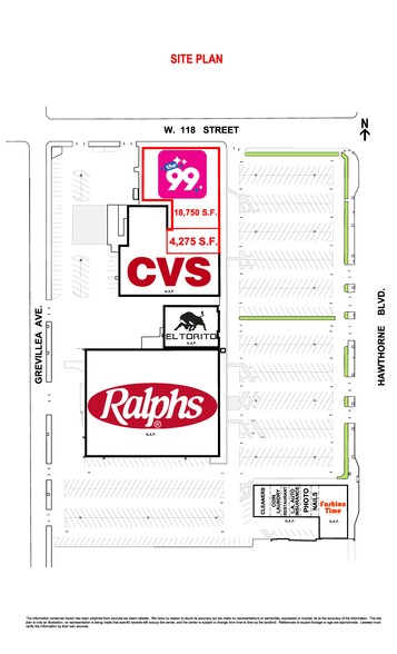 11811 Hawthorne Blvd, Hawthorne, CA for lease - Site Plan - Image 2 of 2