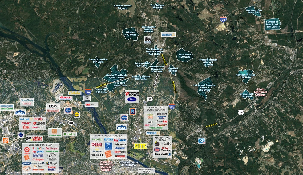 417 E Martintown Rd, North Augusta, SC à vendre - Photo du bâtiment - Image 2 de 6