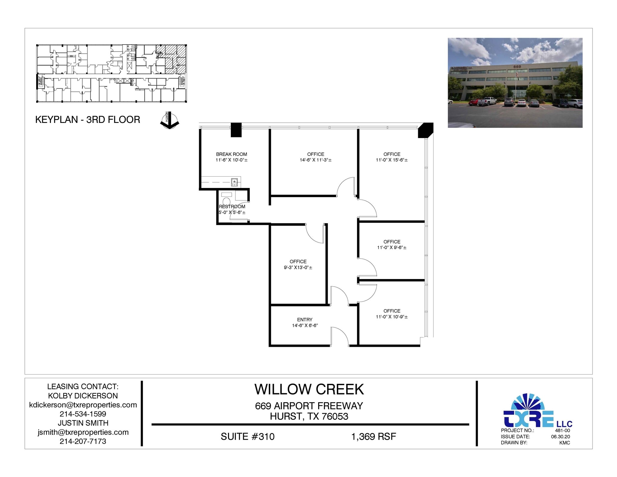 669 Airport Fwy, Hurst, TX à louer Plan d’étage- Image 1 de 1