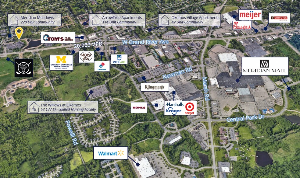 1440 Treetop Dr, Okemos, MI for sale - Building Photo - Image 2 of 2