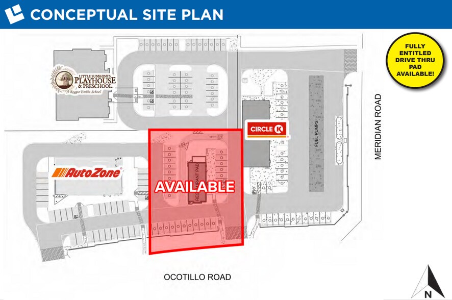 NWC Ocotillo & Meridian, Queen Creek, AZ à louer - Photo du bâtiment - Image 2 de 4