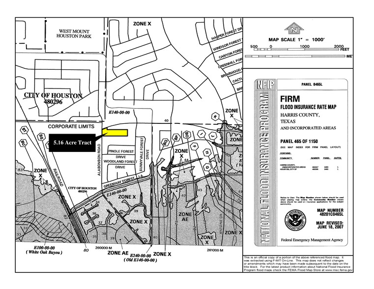 8800 Alabonson Rd, Houston, TX à vendre - Plan de site - Image 2 de 3