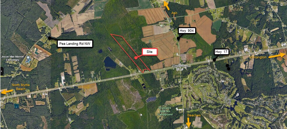 7436 Ocean W hwy, Sunset Beach, NC à vendre - Photo du bâtiment - Image 2 de 5