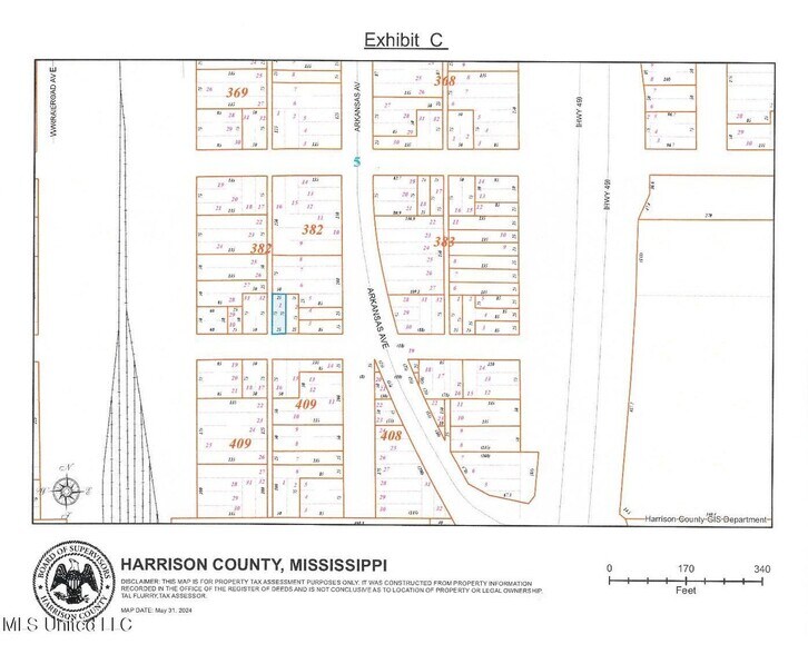 0 Arkansas Ave, Gulfport, MS for sale - Plat Map - Image 2 of 2