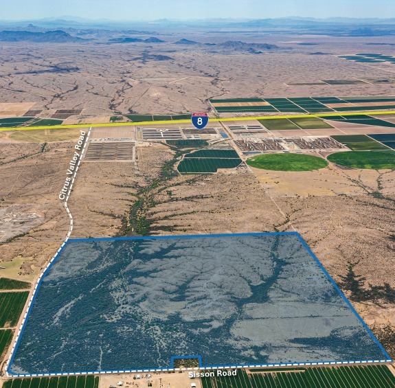 NWC Watermelon Rd & Citrus Valley Rd, Gila Bend, AZ for sale - Aerial - Image 1 of 3