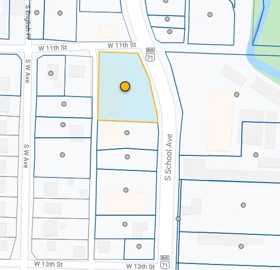 1107 S School Ave, Fayetteville, AR à vendre - Plan cadastral - Image 2 de 8