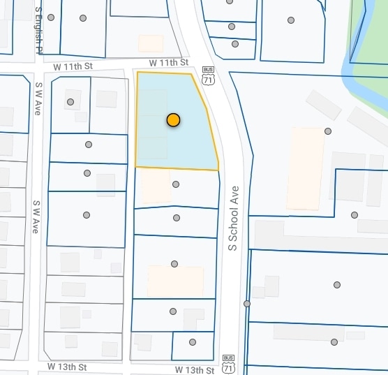 1107 S School Ave, Fayetteville, AR for sale - Plat Map - Image 2 of 8