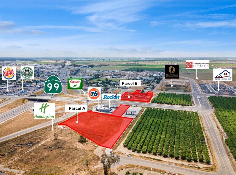 Retail Land: CA-99/Betty Dr ±4.69 Acres portefeuille de 2 propriétés à vendre sur LoopNet.ca - Photo du bâtiment - Image 3 de 16
