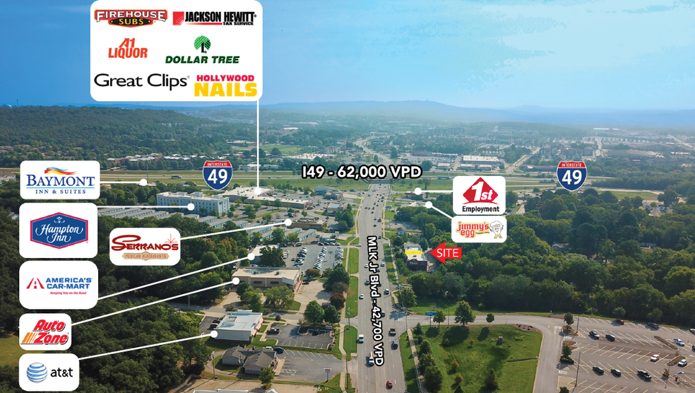 2737 W Martin Luther King Blvd, Fayetteville, AR à louer - Photo du b timent - Image 3 de 11