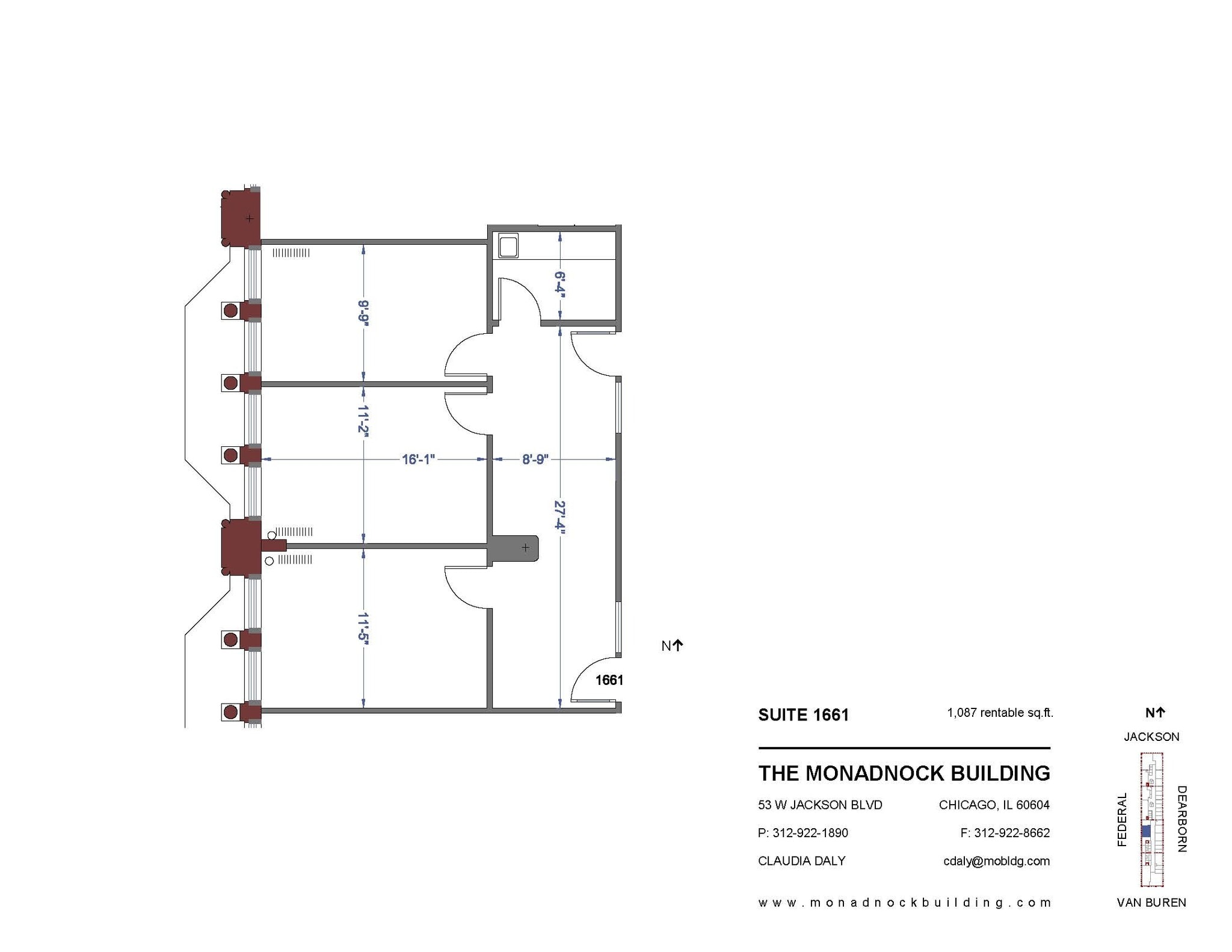 53 W Jackson Blvd, Chicago, IL à louer Photo intérieure- Image 1 de 2