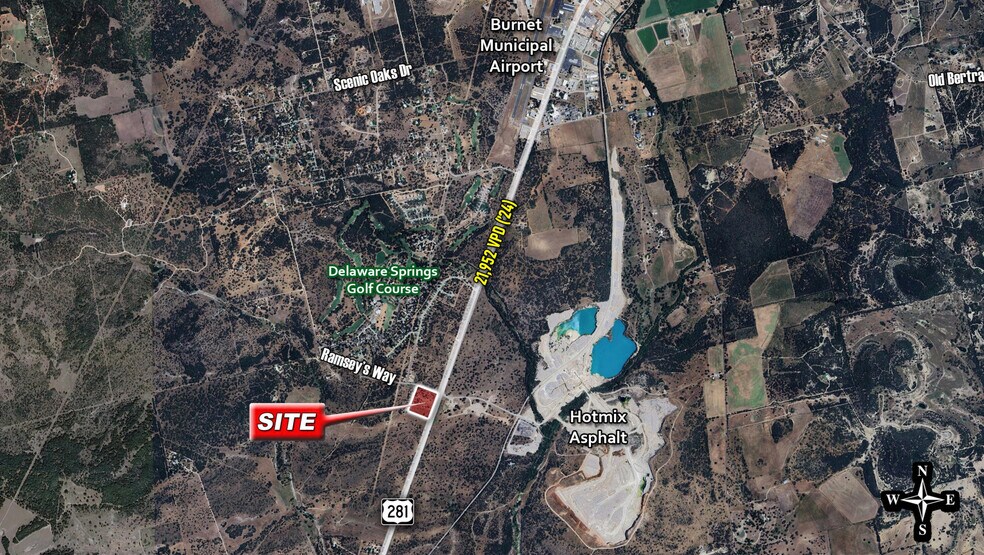 4895 N US 281, Burnet, TX à vendre - Aérien - Image 2 de 4