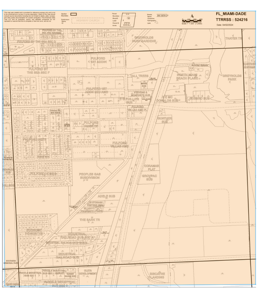 1923-1959 NE 153rd St, North Miami Beach, FL for lease - Plat Map - Image 3 of 3