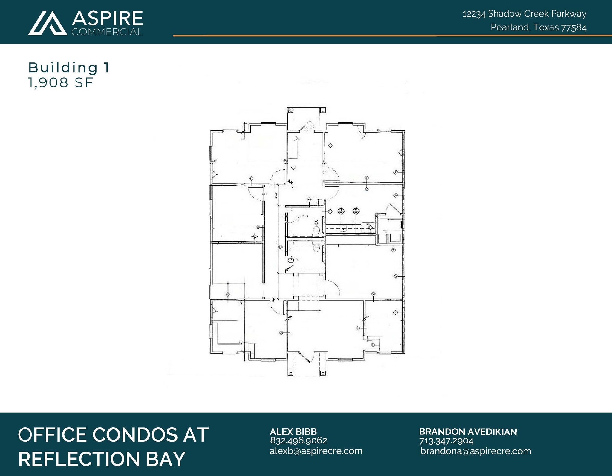 12234 Shadow Creek Pkwy, Pearland, TX for lease Floor Plan- Image 1 of 1