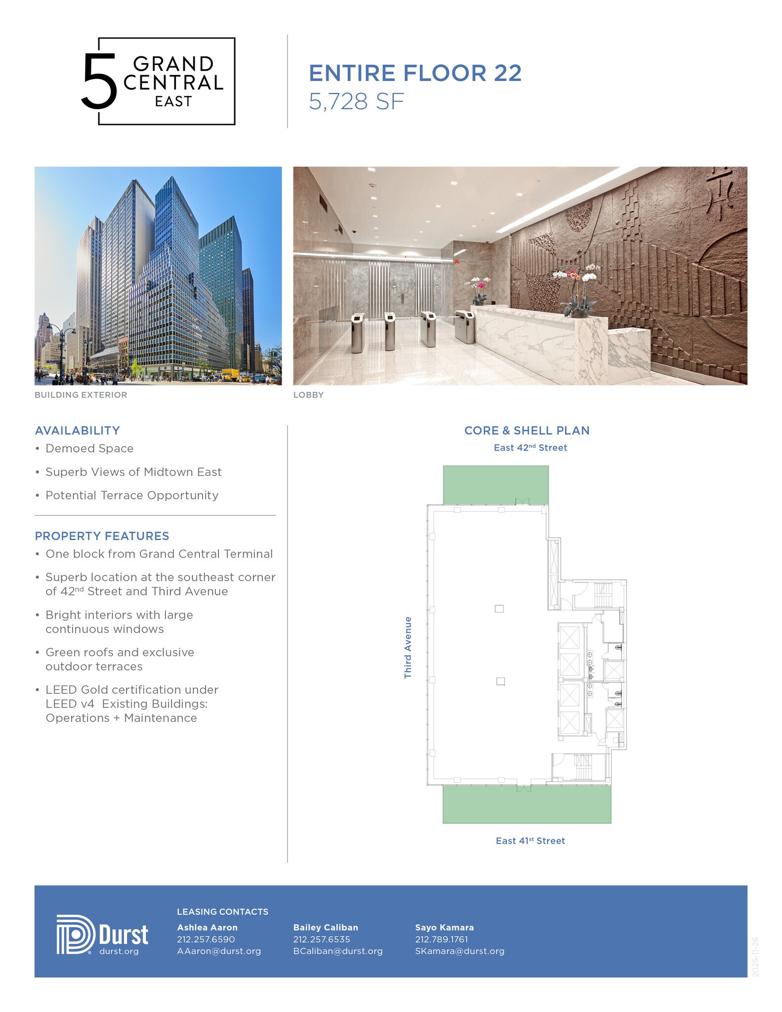 5 Grand Central East, New York, NY à louer Photo intérieure- Image 1 de 1