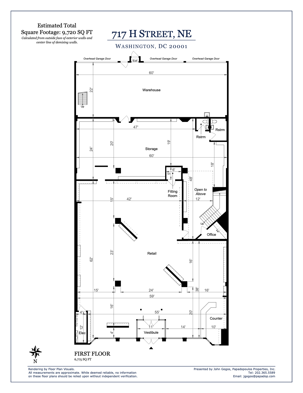 717 H St NE, Washington, DC à louer Plan d  tage- Image 1 de 27