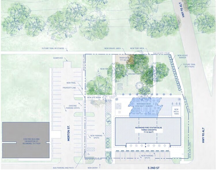 112 Jackson St, Richmond, TX for lease - Site Plan - Image 3 of 3
