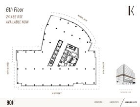 901 K St NW, Washington, DC for lease Floor Plan- Image 1 of 1