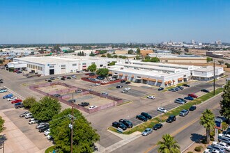 2510-2550 S East Ave, Fresno, CA - AERIAL  map view