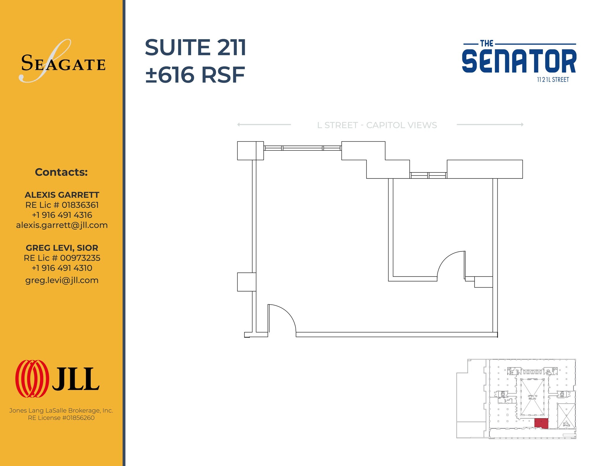 1121 L St, Sacramento, CA for lease Site Plan- Image 1 of 1