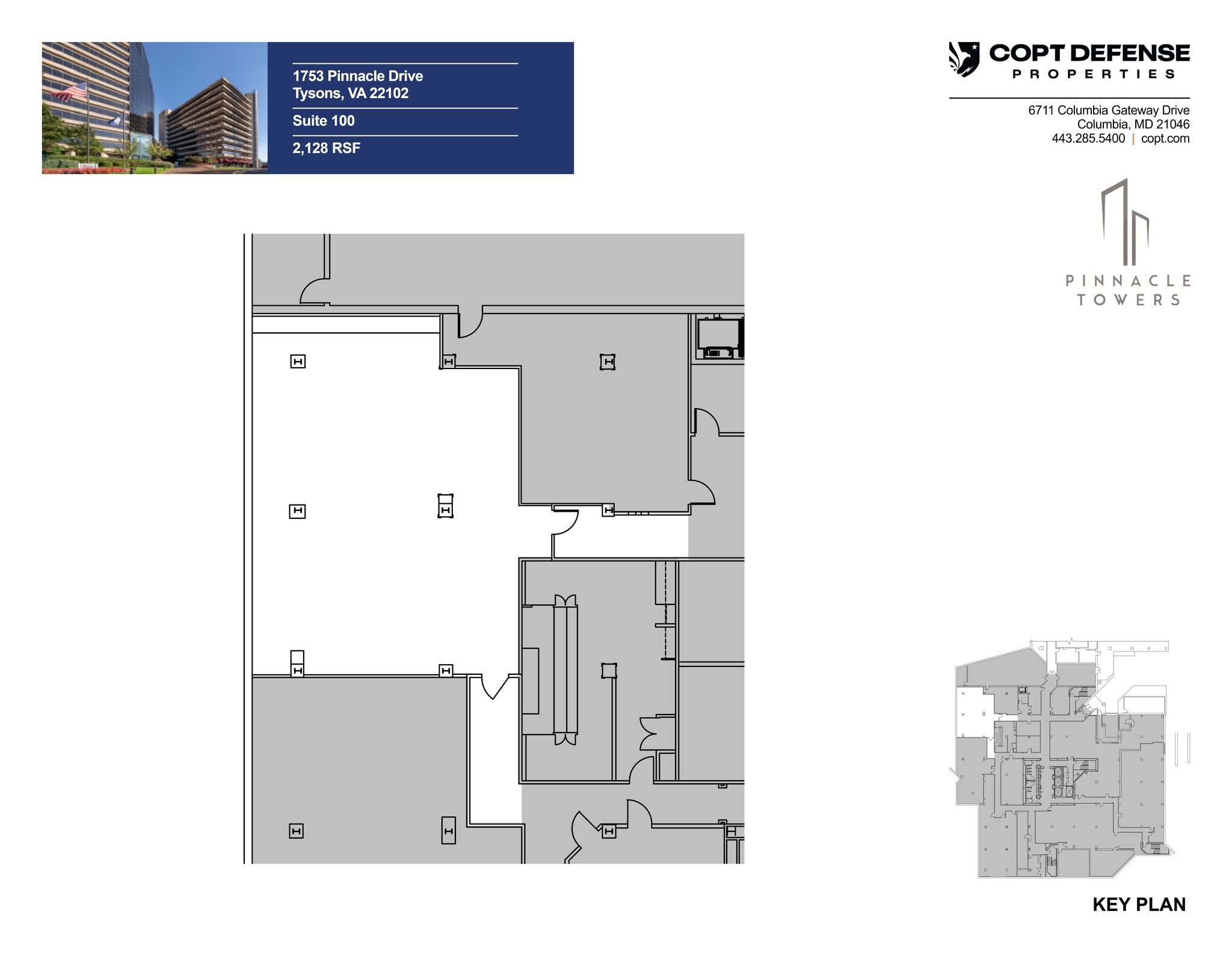 1753 Pinnacle Dr, McLean, VA à louer Plan de site- Image 1 de 1