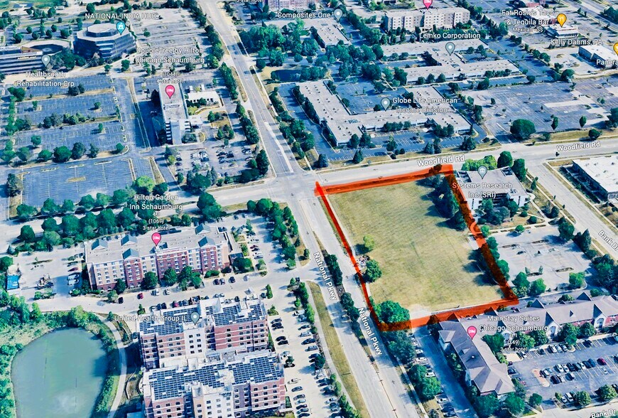 1250 Woodield Rd, Schaumburg, IL for sale - Aerial - Image 2 of 3