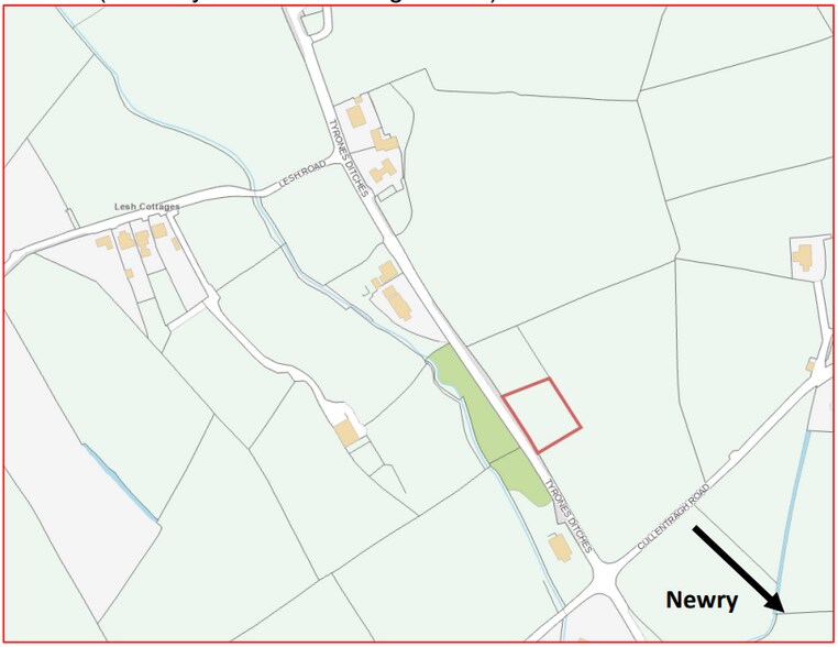 Tyrones Ditches, Newry à vendre - Plan cadastral - Image 2 de 3