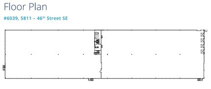 5811-6011 46th St SE, Calgary, AB à louer Plan d’étage- Image 1 de 1