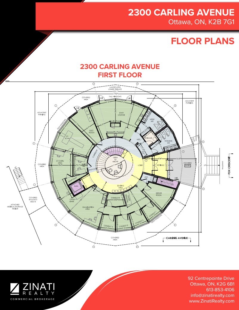 2300 Carling Ave, Ottawa, ON for lease Floor Plan- Image 1 of 7