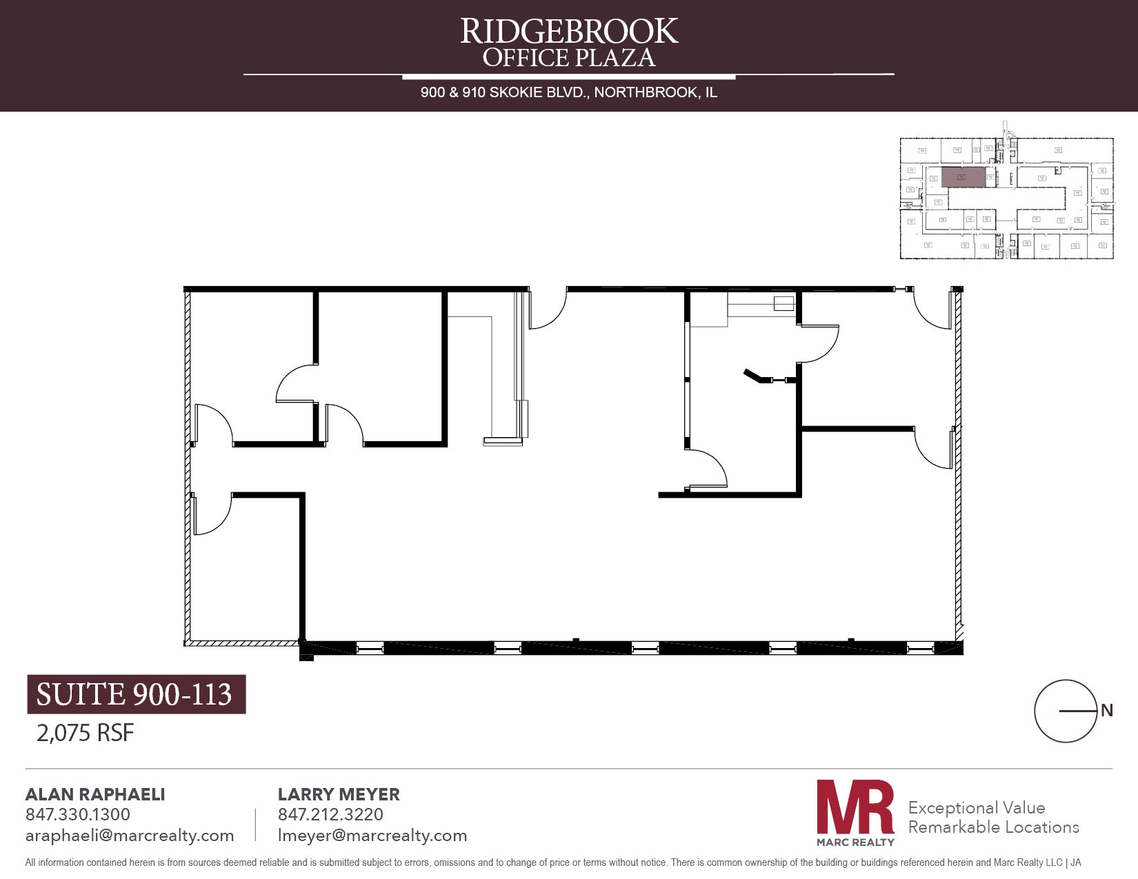 900 Skokie Blvd, Northbrook, IL for lease Interior Photo- Image 1 of 7