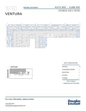 15760 Ventura Blvd, Encino, CA à louer Plan d’étage- Image 1 de 1