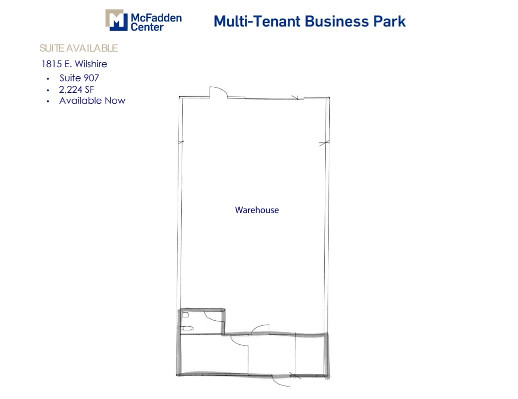 1815 E Wilshire Ave, Santa Ana, CA for lease Floor Plan- Image 1 of 1