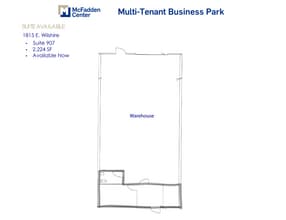 1815 E Wilshire Ave, Santa Ana, CA for lease Floor Plan- Image 1 of 1