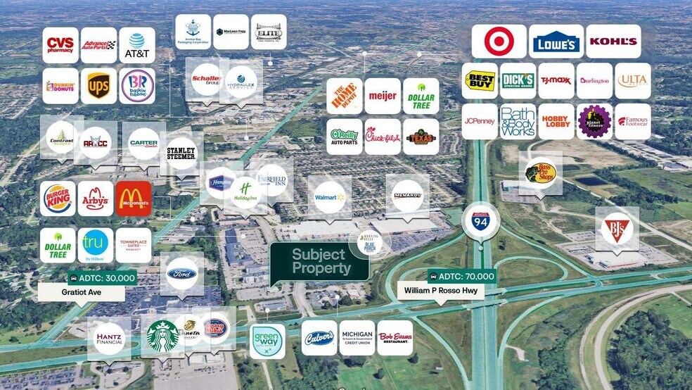 45225 Marketplace Blvd, Chesterfield, MI à vendre - Photo du bâtiment - Image 2 de 3