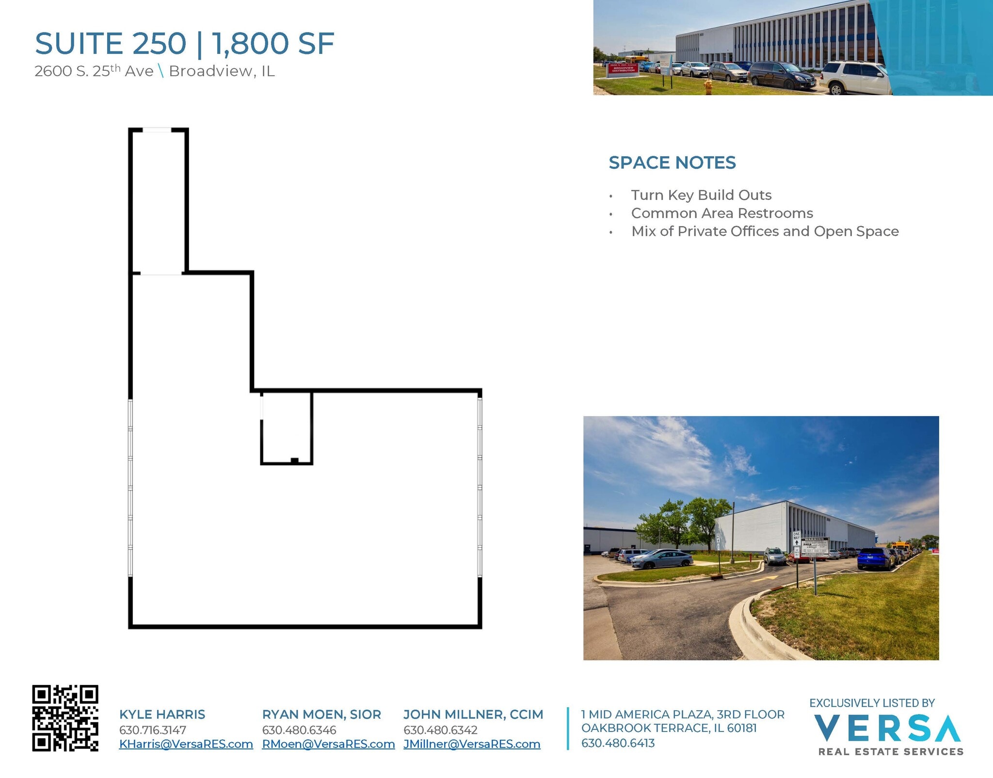 2600 S 25th Ave, Broadview, IL à louer Plan d’étage- Image 1 de 1
