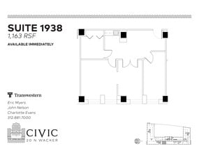 20 N Wacker Dr, Chicago, IL à louer Plan d’étage- Image 1 de 1