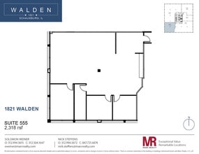 1821 Walden Office Sq, Schaumburg, IL for lease Floor Plan- Image 1 of 1