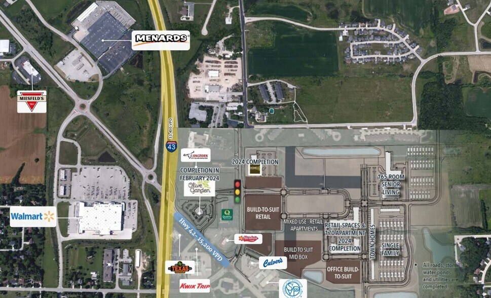 4305 N 40th St, Sheboygan, WI à vendre - Aérien - Image 3 de 3