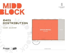 2400-2406 Dunavant St, Charlotte, NC à louer Plan d’étage- Image 1 de 1