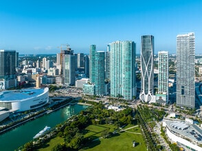 888 Biscayne Blvd, Miami, FL - Aérien  Vue de la carte