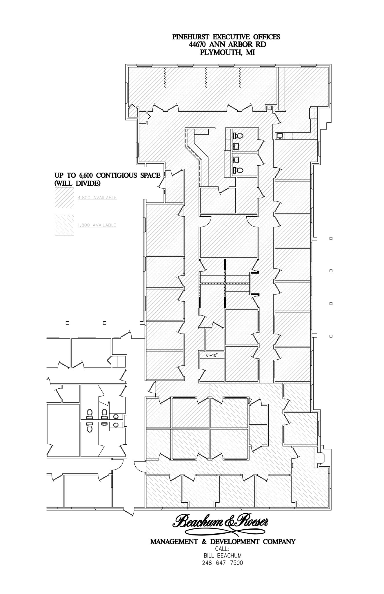 44644 Ann Arbor Rd W, Plymouth, MI for lease Site Plan- Image 1 of 2